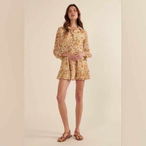 NWT Paisley 70's Dress - Picture 5 of 7